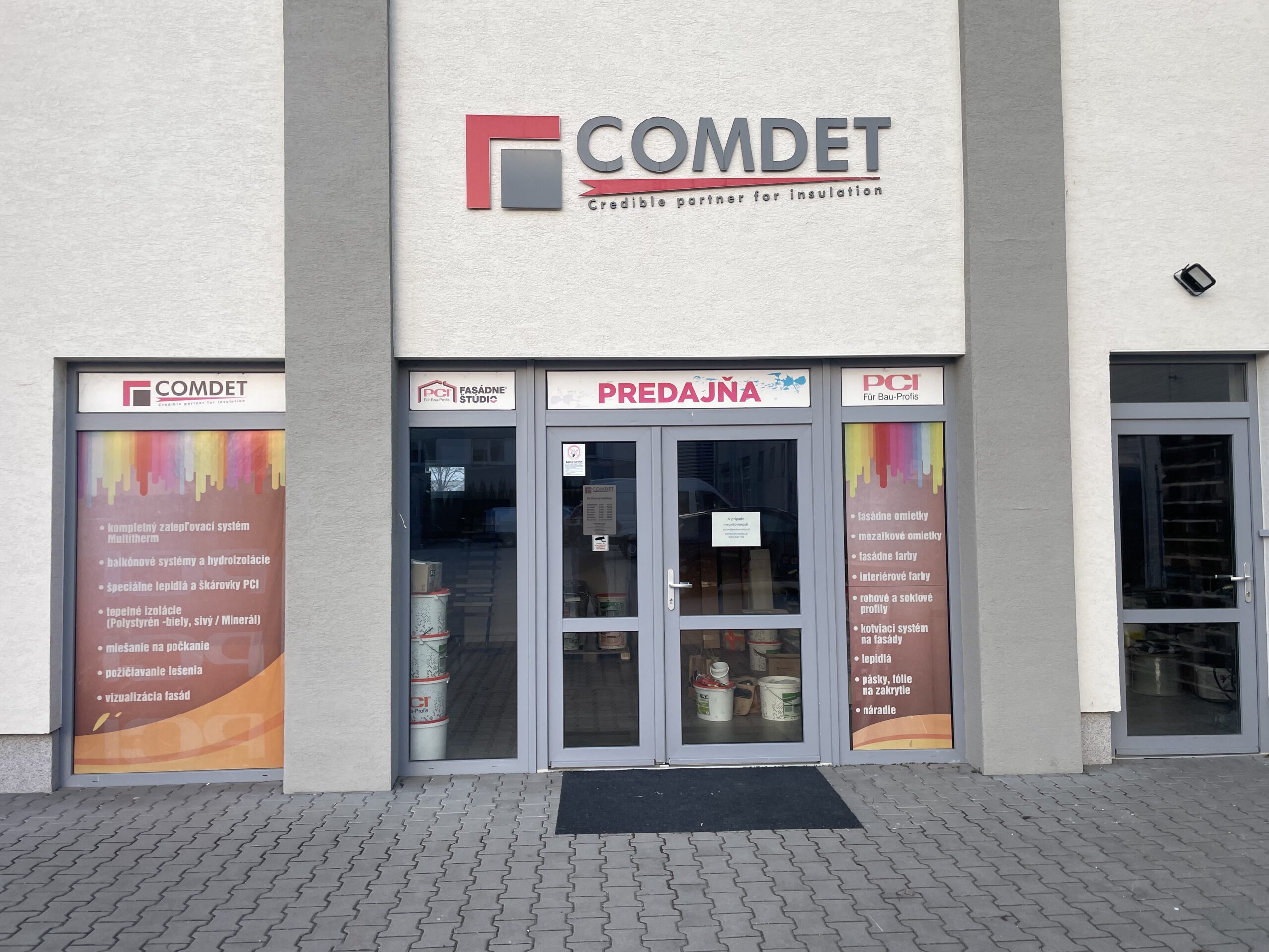 Vizualizácia fasády COMDET