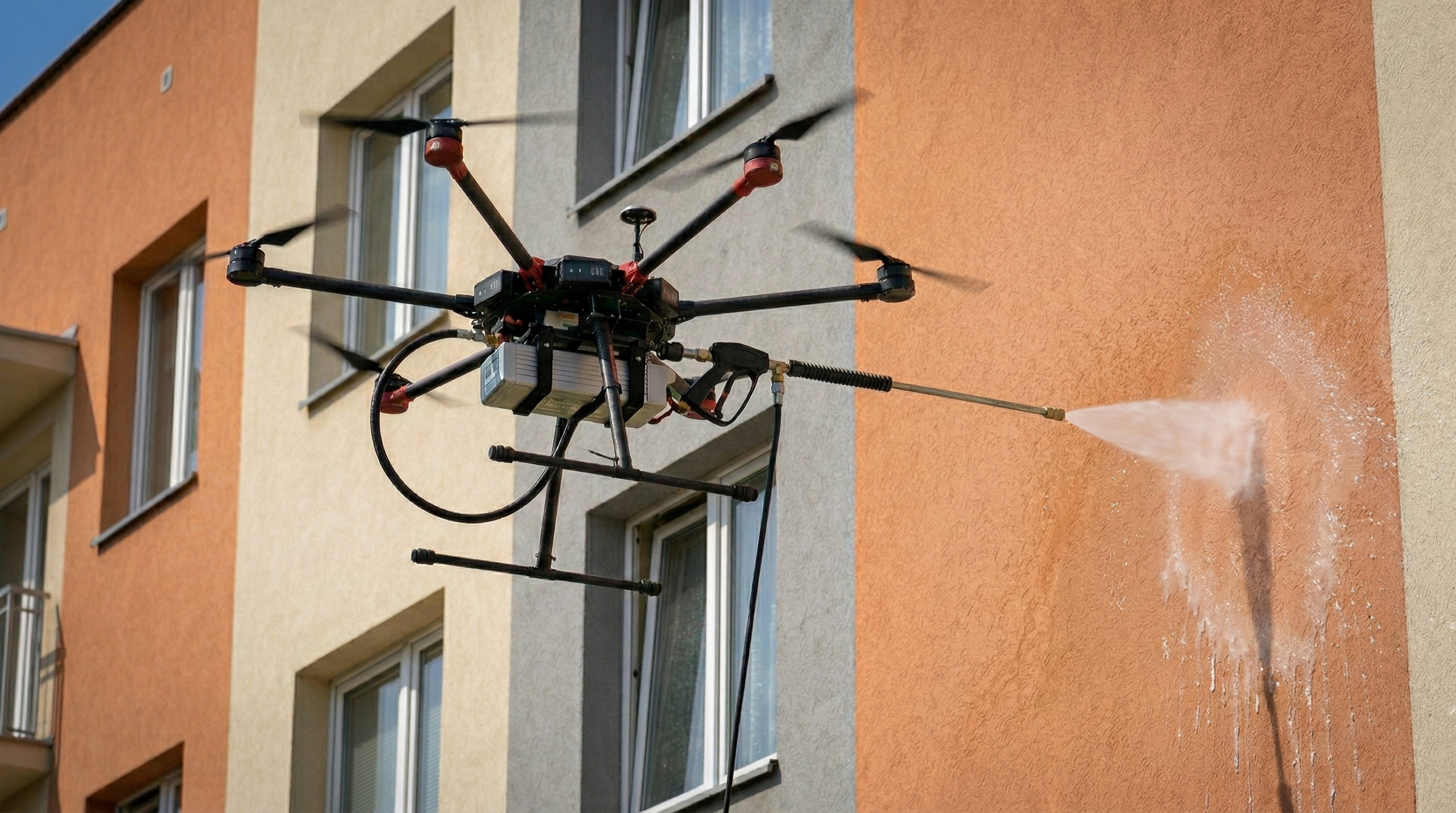 Čistenie fasády COMDET